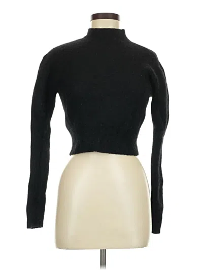 Pre-owned Madewell Turtleneck Sweater In Black