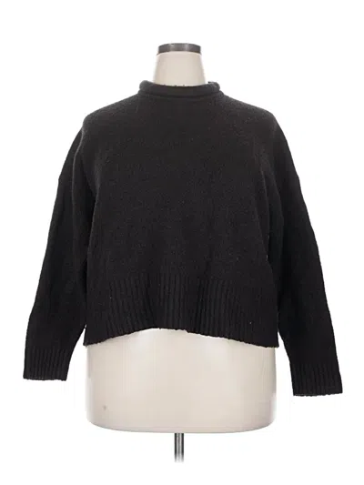 Pre-owned Madewell Turtleneck Sweater In Black