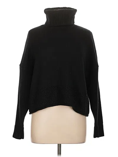 Pre-owned Madewell Turtleneck Sweater In Black