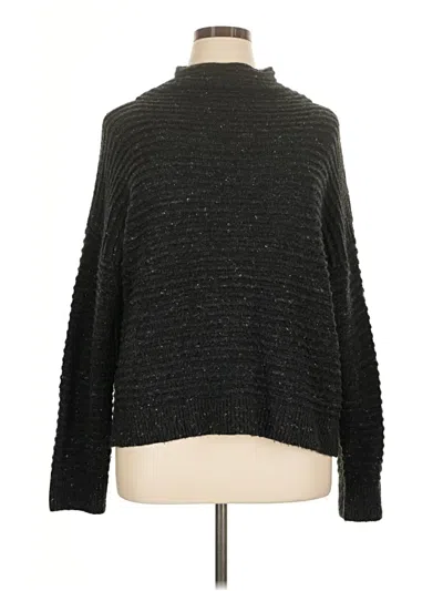 Pre-owned Madewell Turtleneck Sweater In Black