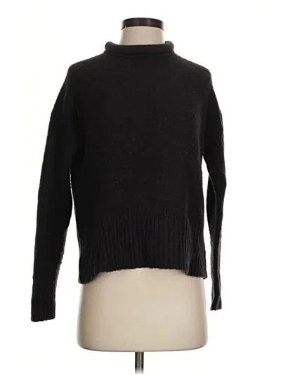 Pre-owned Madewell Turtleneck Sweater In Black