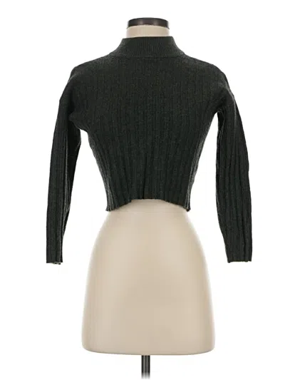 Pre-owned Madewell Turtleneck Sweater In Black