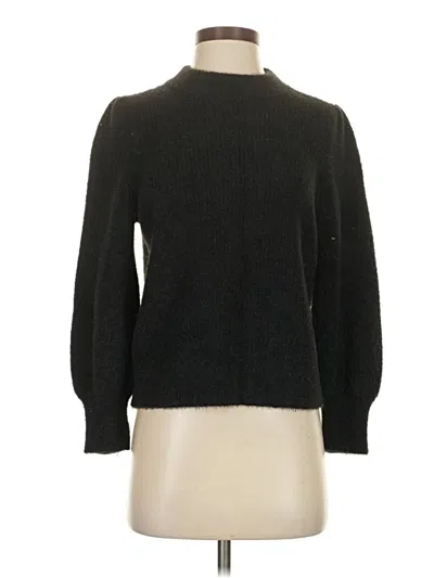 Pre-owned Madewell Turtleneck Sweater In Black