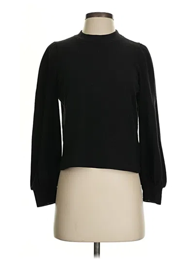 Pre-owned Madewell Turtleneck Sweater In Black