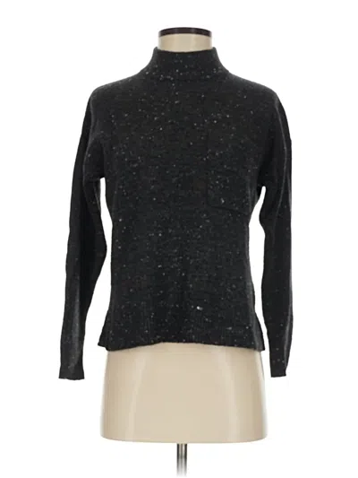 Pre-owned Madewell Turtleneck Sweater In Black