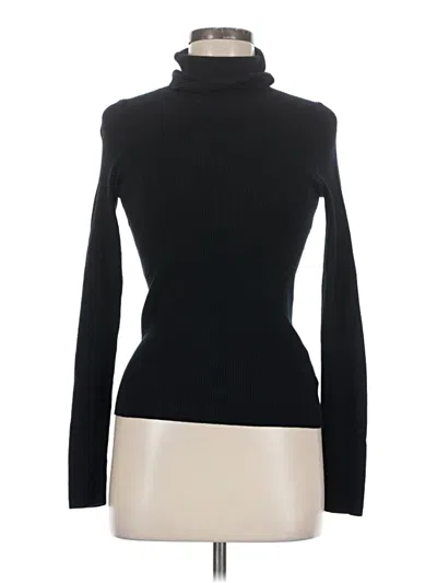 Pre-owned Madewell Turtleneck Sweater In Black