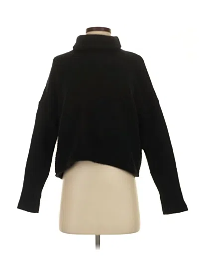 Pre-owned Madewell Turtleneck Sweater In Black