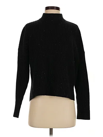 Pre-owned Madewell Turtleneck Sweater In Black
