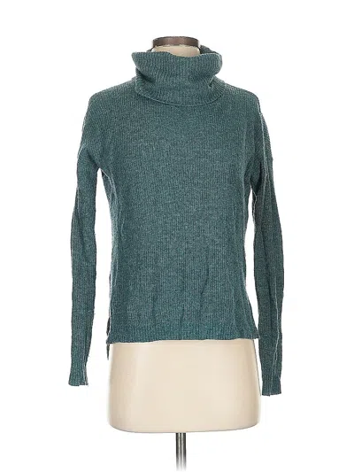 Pre-owned Madewell Turtleneck Sweater In Blue