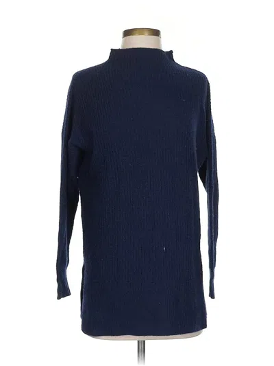 Pre-owned Madewell Turtleneck Sweater In Blue
