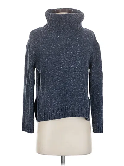 Pre-owned Madewell Turtleneck Sweater In Blue