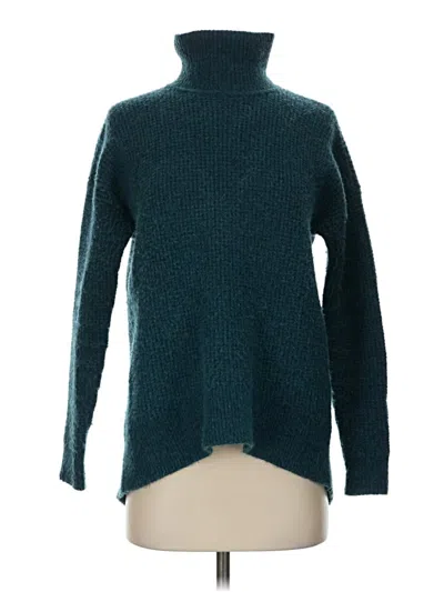 Pre-owned Madewell Turtleneck Sweater In Blue