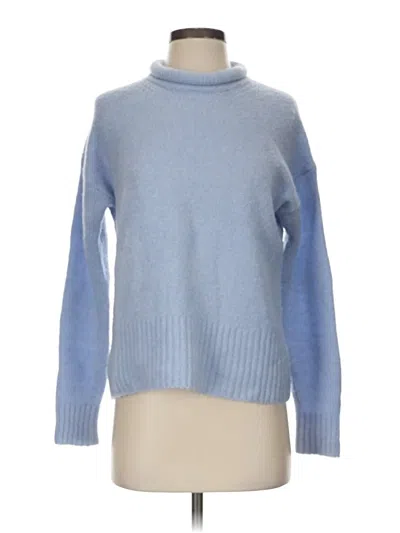 Pre-owned Madewell Turtleneck Sweater In Blue