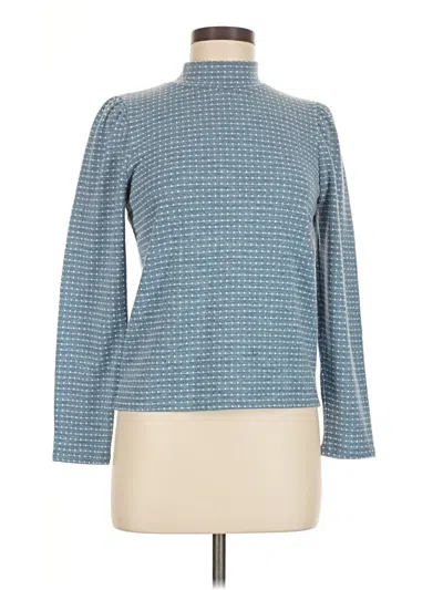 Pre-owned Madewell Turtleneck Sweater In Blue