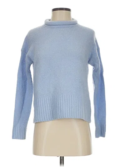 Pre-owned Madewell Turtleneck Sweater In Blue