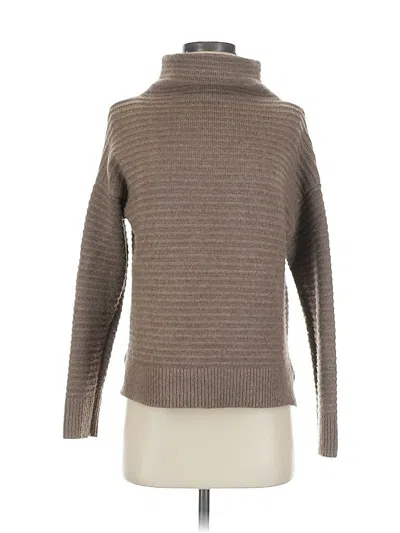 Pre-owned Madewell Turtleneck Sweater In Brown