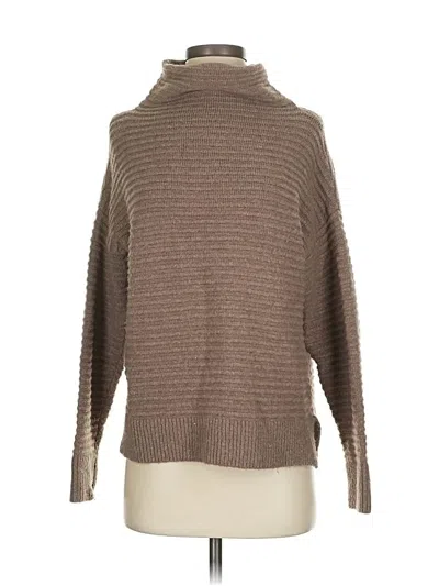 Pre-owned Madewell Turtleneck Sweater In Brown