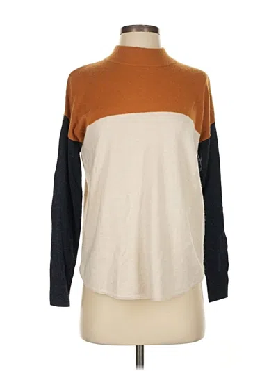 Pre-owned Madewell Turtleneck Sweater In Brown