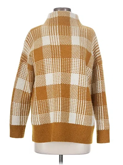 Pre-owned Madewell Turtleneck Sweater In Brown