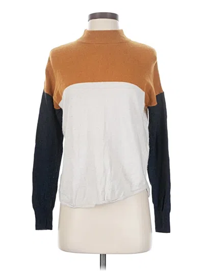 Pre-owned Madewell Turtleneck Sweater In Brown