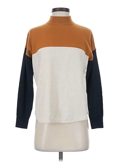 Pre-owned Madewell Turtleneck Sweater In Brown