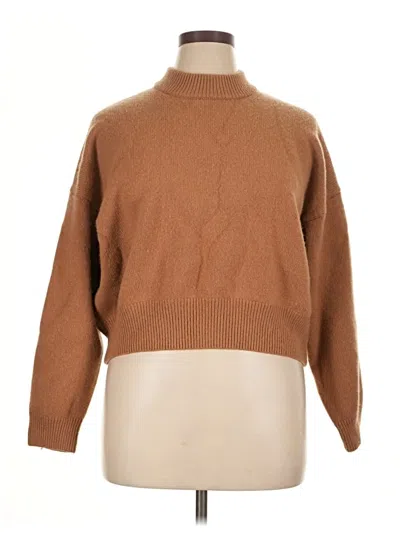 Pre-owned Madewell Turtleneck Sweater In Brown