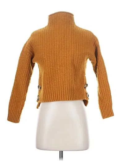 Pre-owned Madewell Turtleneck Sweater In Brown