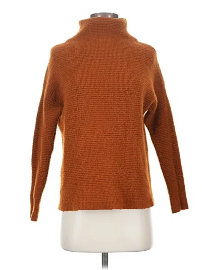 Pre-owned Madewell Turtleneck Sweater In Brown