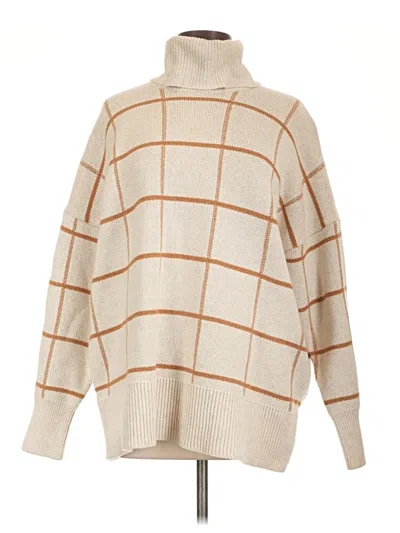 Pre-owned Madewell Turtleneck Sweater In Brown