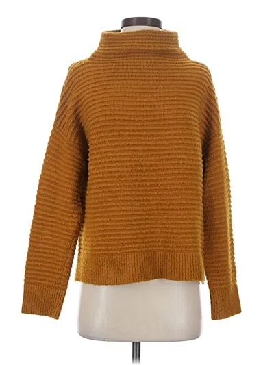 Pre-owned Madewell Turtleneck Sweater In Brown