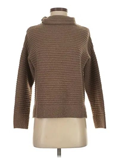 Pre-owned Madewell Turtleneck Sweater In Brown
