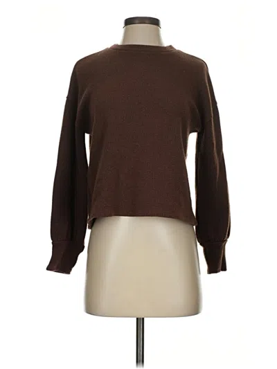 Pre-owned Madewell Turtleneck Sweater In Brown