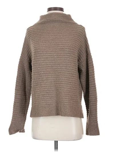 Pre-owned Madewell Turtleneck Sweater In Brown