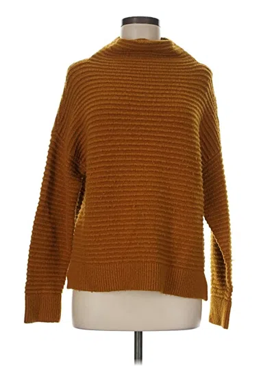 Pre-owned Madewell Turtleneck Sweater In Brown