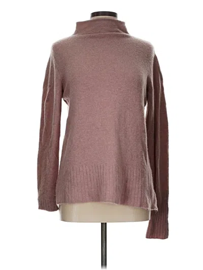 Pre-owned Madewell Turtleneck Sweater In Burgundy