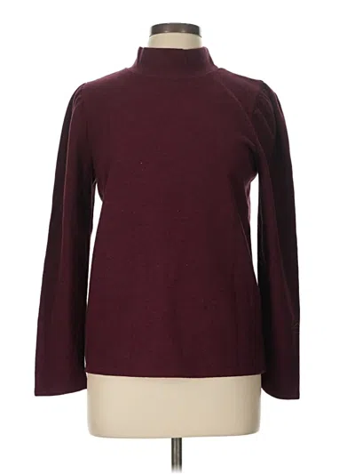 Pre-owned Madewell Turtleneck Sweater In Burgundy