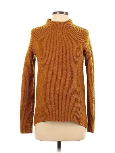 Pre-owned Madewell Turtleneck Sweater In Gold