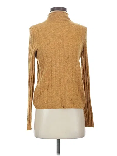 Pre-owned Madewell Turtleneck Sweater In Gold