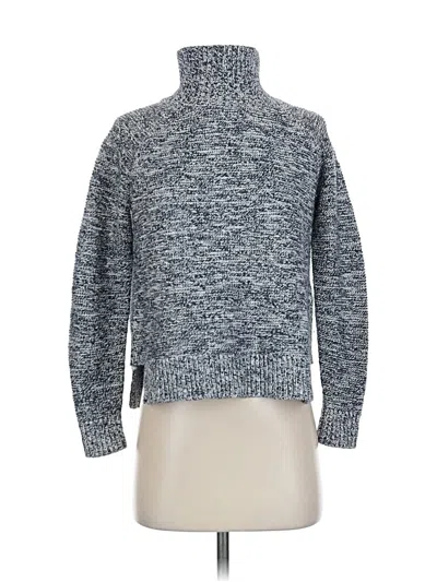 Pre-owned Madewell Turtleneck Sweater In Gray