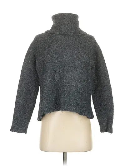 Pre-owned Madewell Turtleneck Sweater In Gray