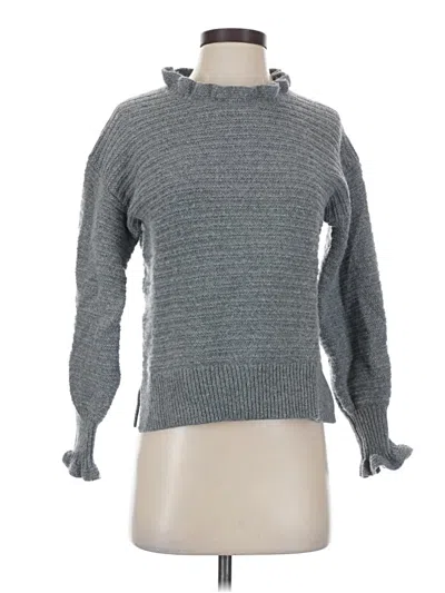 Pre-owned Madewell Turtleneck Sweater In Gray