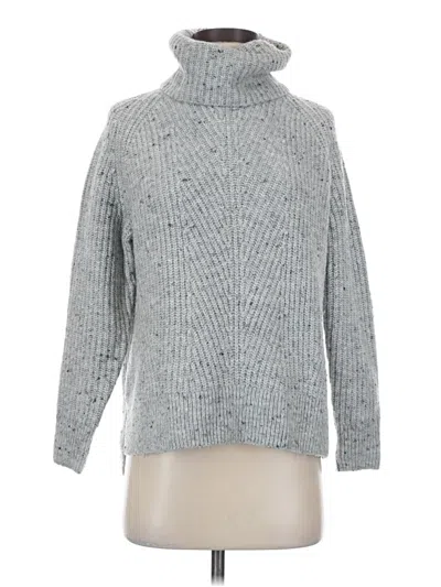 Pre-owned Madewell Turtleneck Sweater In Gray