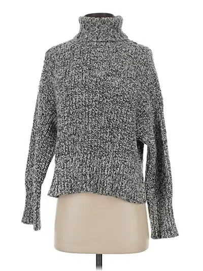 Pre-owned Madewell Turtleneck Sweater In Gray