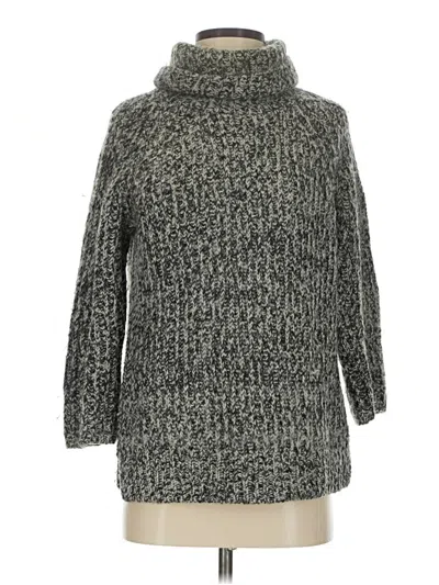 Pre-owned Madewell Turtleneck Sweater In Gray