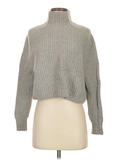 Pre-owned Madewell Turtleneck Sweater In Gray