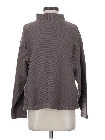 Pre-owned Madewell Turtleneck Sweater In Gray