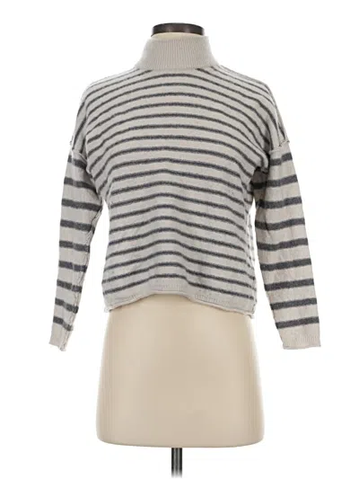 Pre-owned Madewell Turtleneck Sweater In Gray