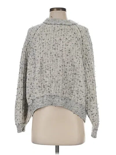 Pre-owned Madewell Turtleneck Sweater In Gray