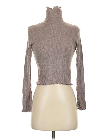 Pre-owned Madewell Turtleneck Sweater In Gray