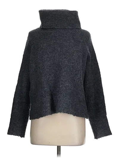 Pre-owned Madewell Turtleneck Sweater In Gray